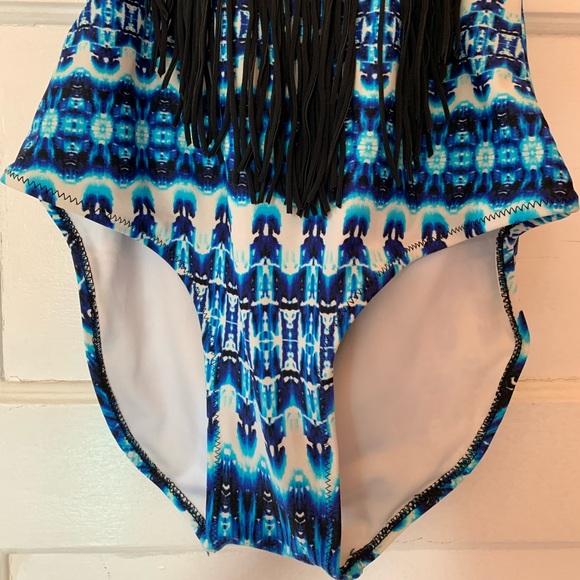 Forever 21 Fringe Swimsuit - Picture 2 of 9